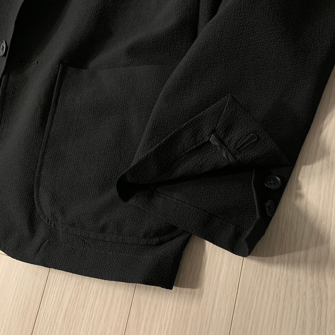 무인양품 시어서커 블랙셋업 L 상품이미지4