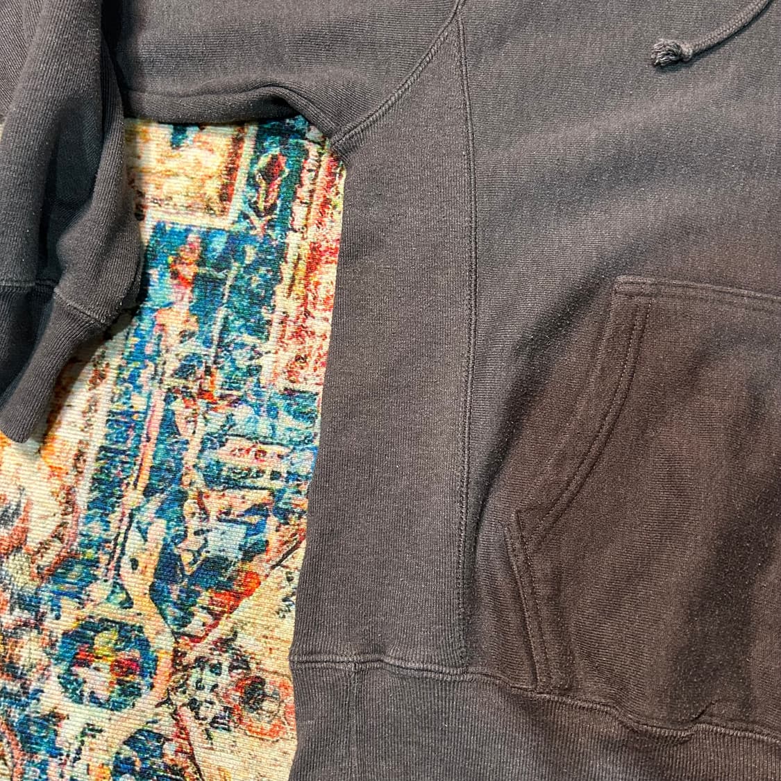 [XL] 챔피온 리버스위브 차콜 후드티 상품이미지4