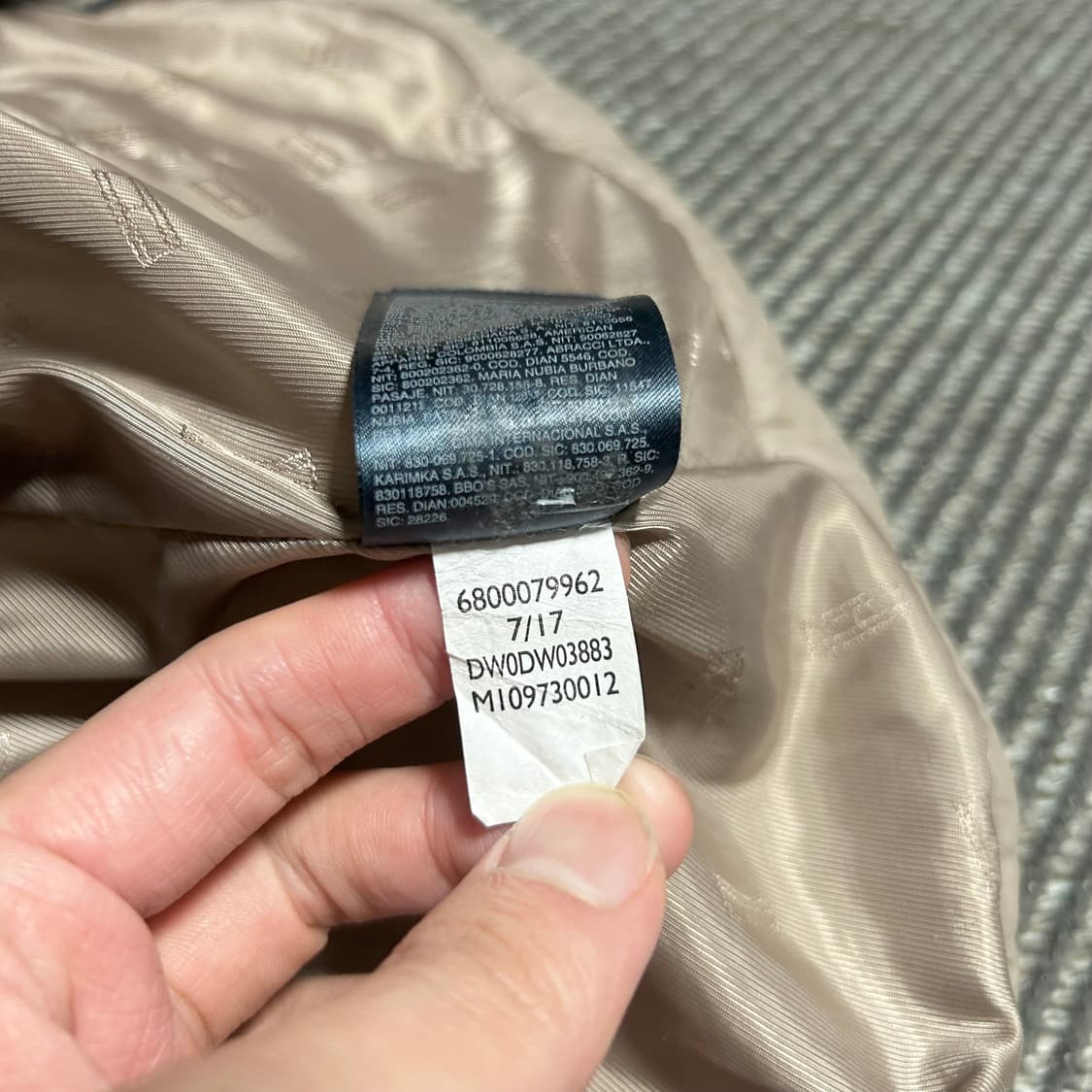 [S] Tommy 타미힐피거 우먼즈 다운 베이지 코트 패딩 점퍼 상품이미지4