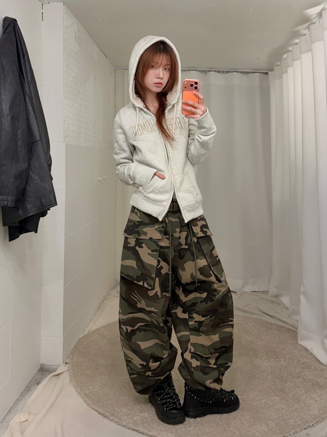 아베크롬비 쉐르파 올데프깔 카모 레더 스트릿 코디 세트 상품이미지3