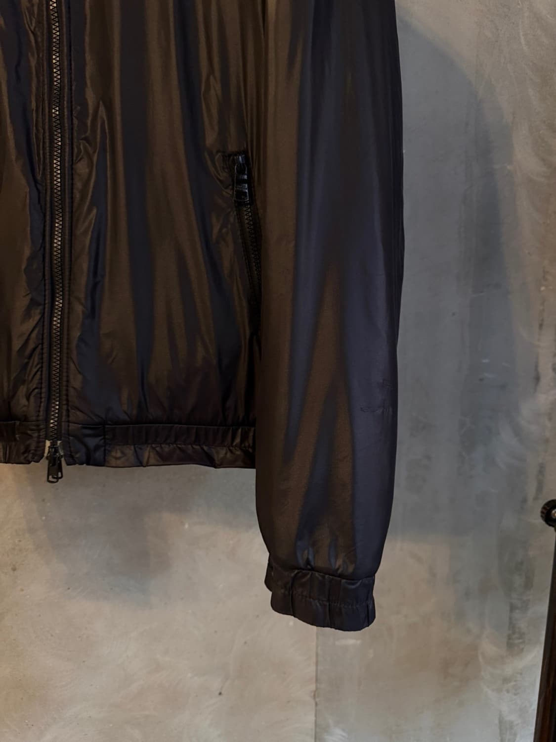 아르마니익스체인지 보아퍼 시어링 블루종 남성100 상품이미지7