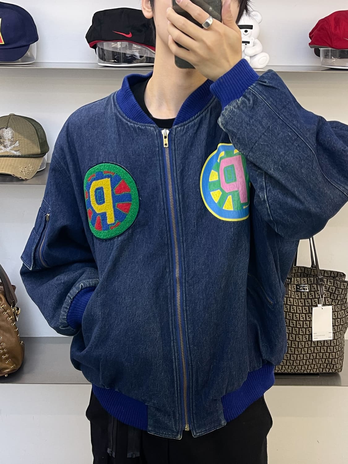 퍼슨스 포 맨 80s 데님 봄버 자켓 상품이미지1