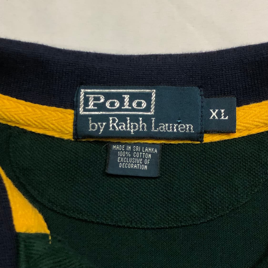 폴로 랄프로렌 빅포니 그린 럭비 카라티 상품이미지5