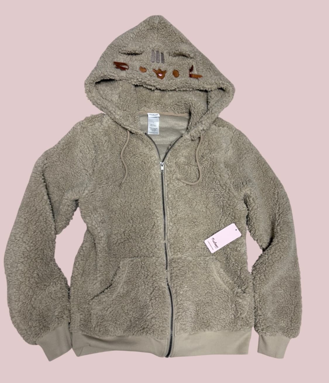 Pusheen 푸쉰 라운지 플리스 후드집업 상품이미지1