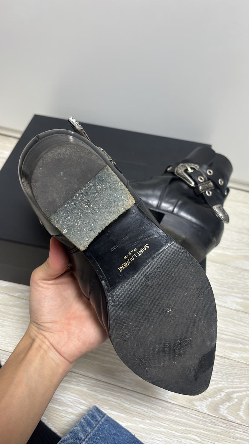 생로랑 14ss 덕키스 하이 웨스턴 부츠 42사이즈 상품이미지3