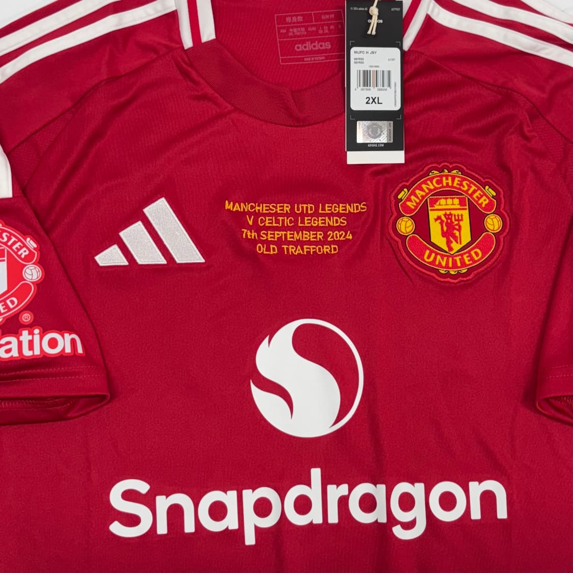 아디다스 24 25 맨유 맨체스터 유나이티드 레전드 매치 스콜스 유니폼  상품이미지4