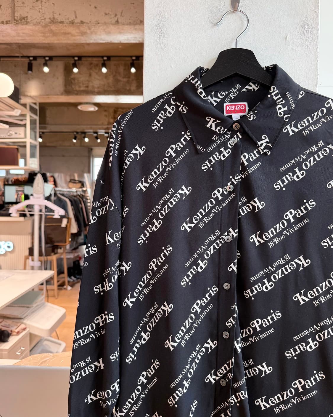 겐조 블랙 로고 베르디 파리 에디션 셔츠 상품이미지4