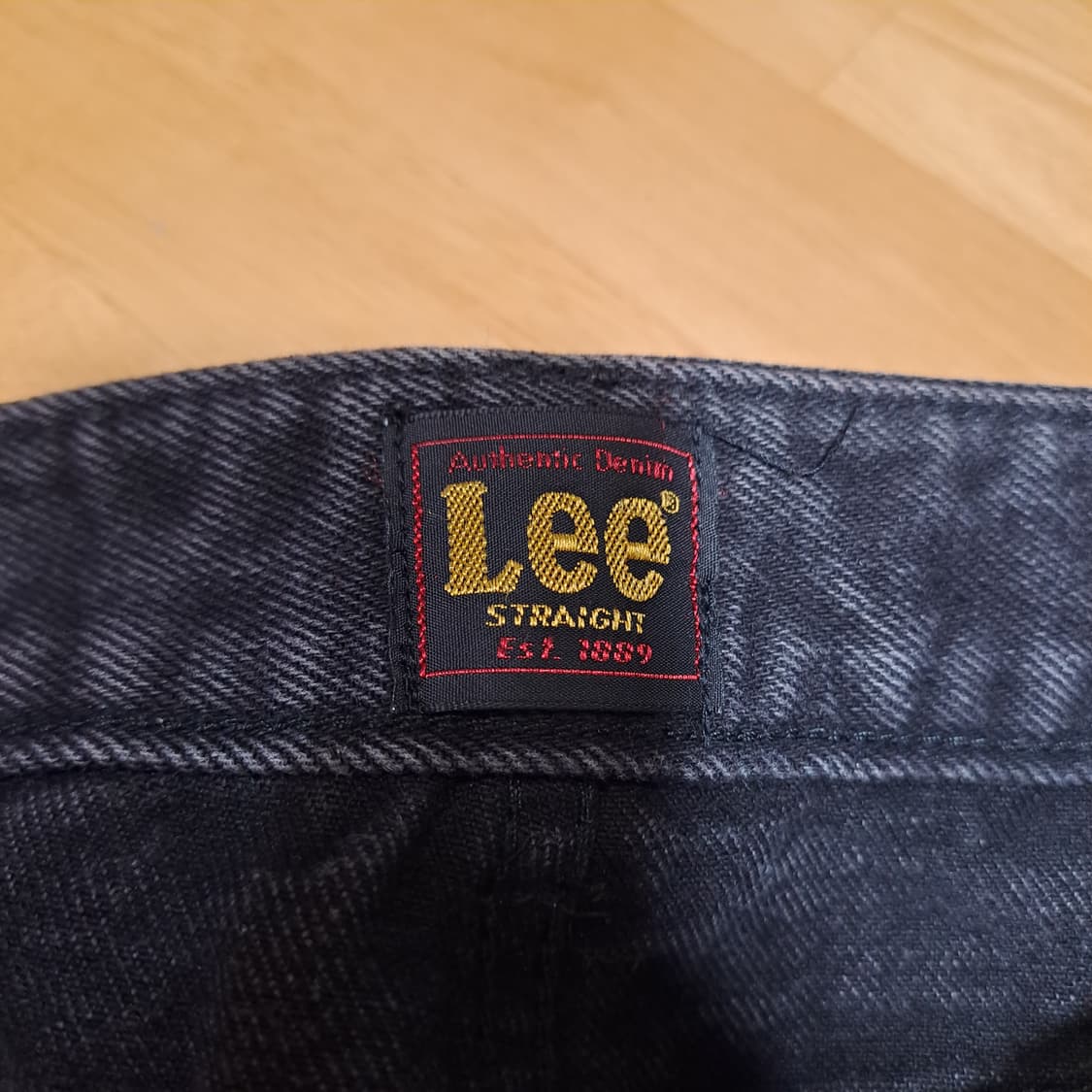 [사이즈 28] Lee 리 정품 블랙 워싱 스트레이트 청바지 상품이미지5