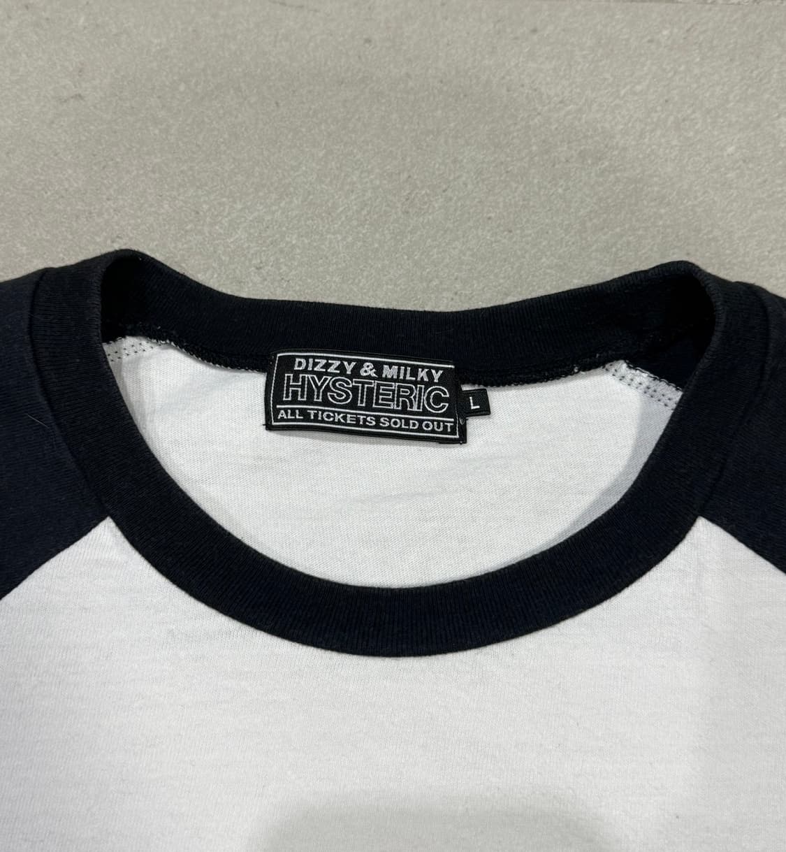 히스테릭 글래머 히스걸 라글란 7부 롱슬리브 티셔츠 상품이미지3