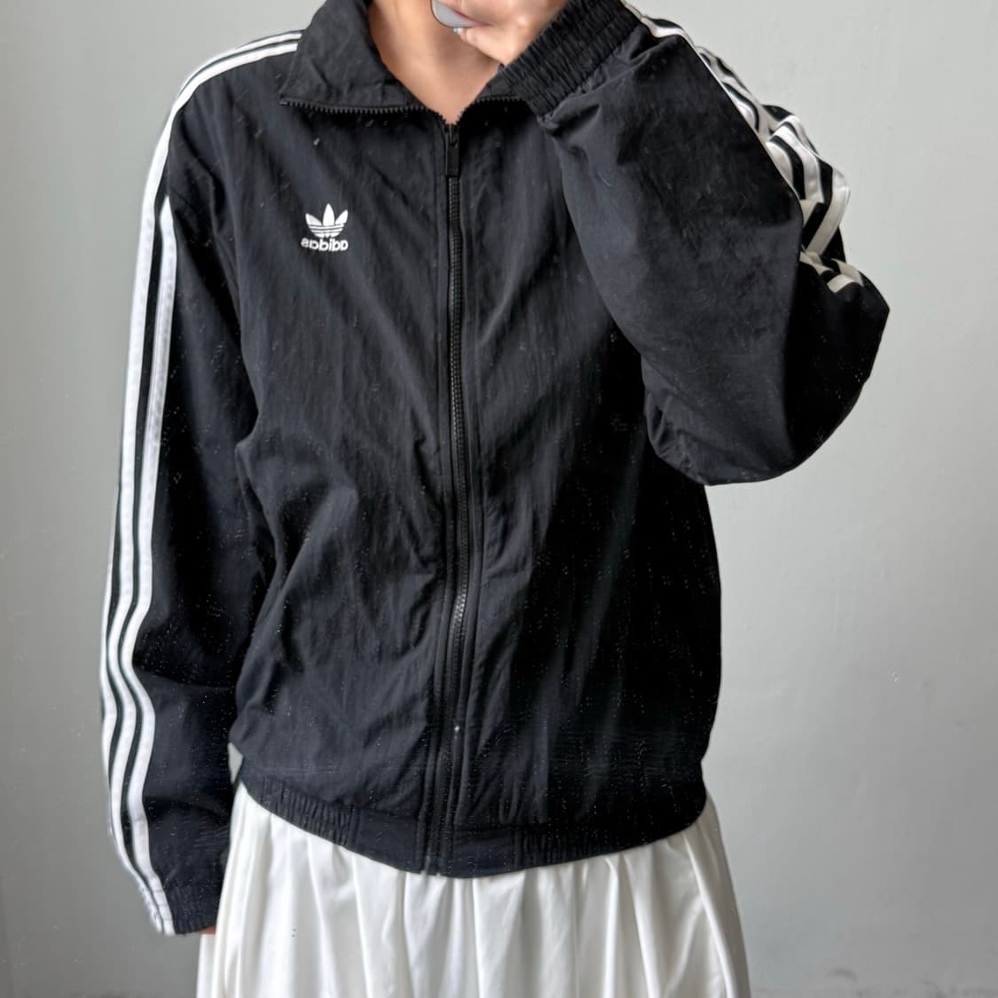 [M] 아디다스 블랙 바람막이 상품이미지1