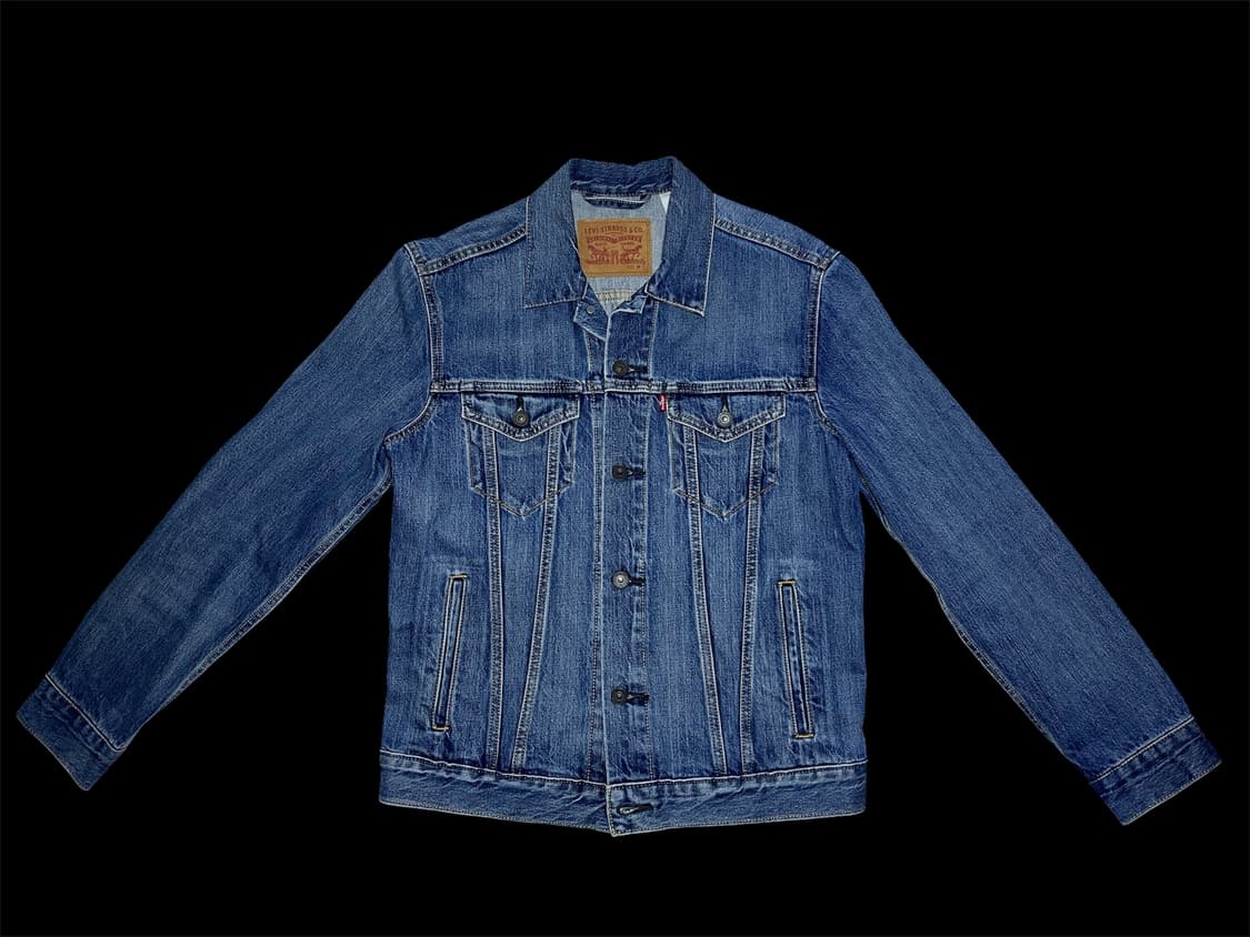 [M] 리바이스 X 아카이브 오마쥬 인디고 블루 데님 트러커 자켓 상품이미지1