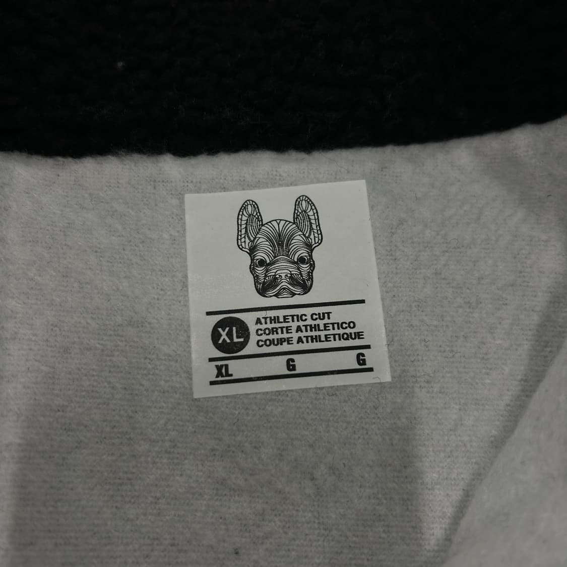 라이프워크 블랙 덤블 플리스 집업 XL 상품이미지2