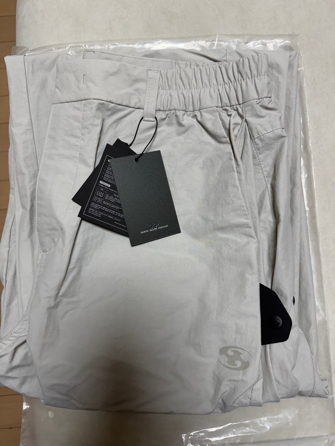 산삼기어 사이드 스냅 팬츠 아이스 베이지 3 새제품 상품이미지4