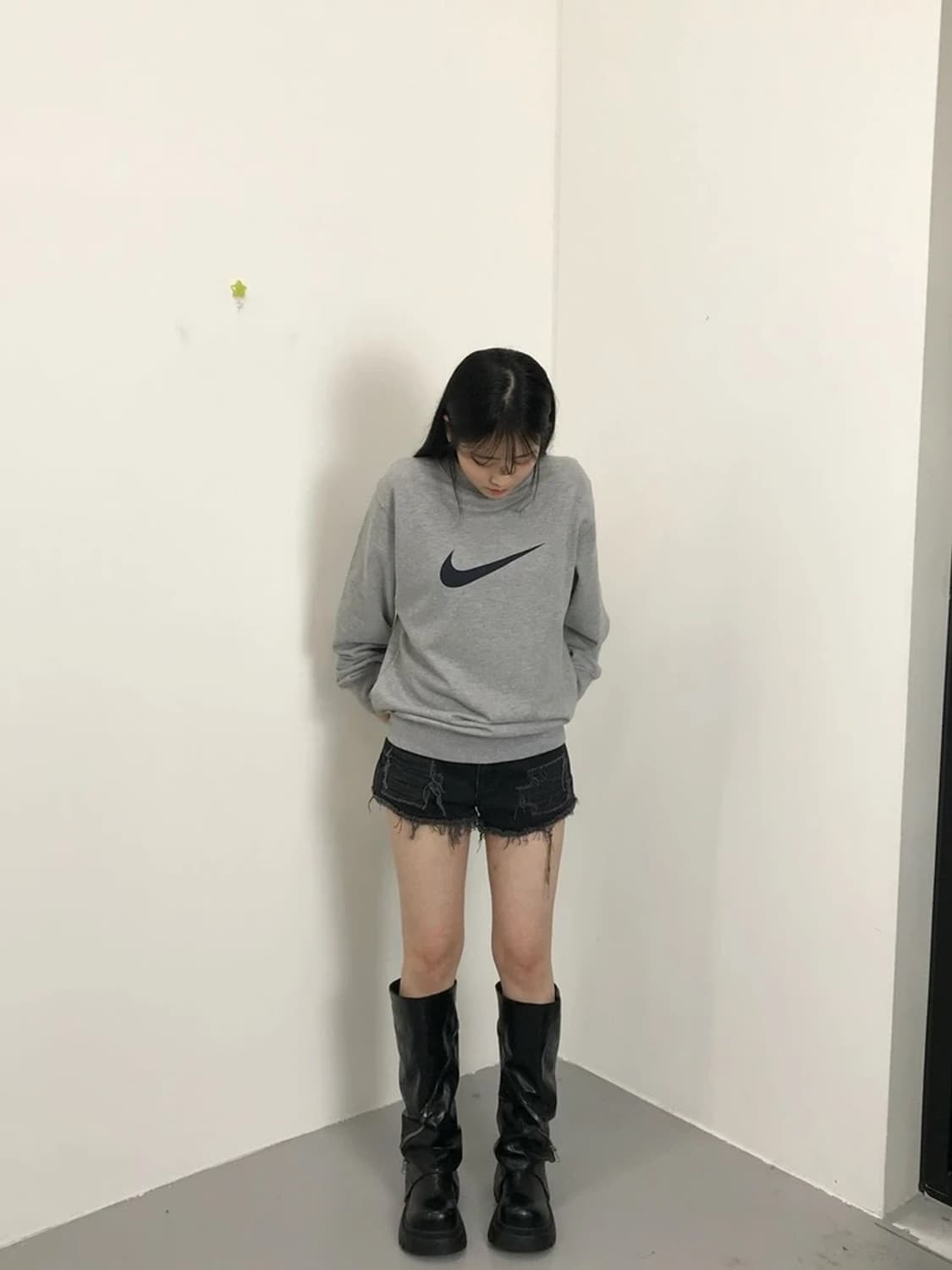 Nike Big Swoosh Jersey Sweatshirt 상품이미지2