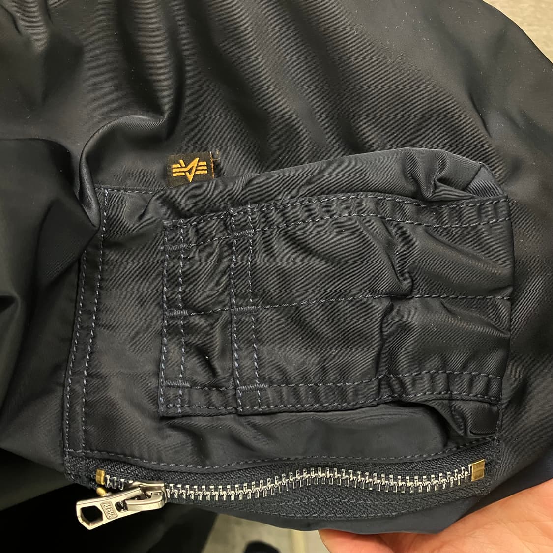 알파인더스트리 네이비 ma-1 3XL 상품이미지4