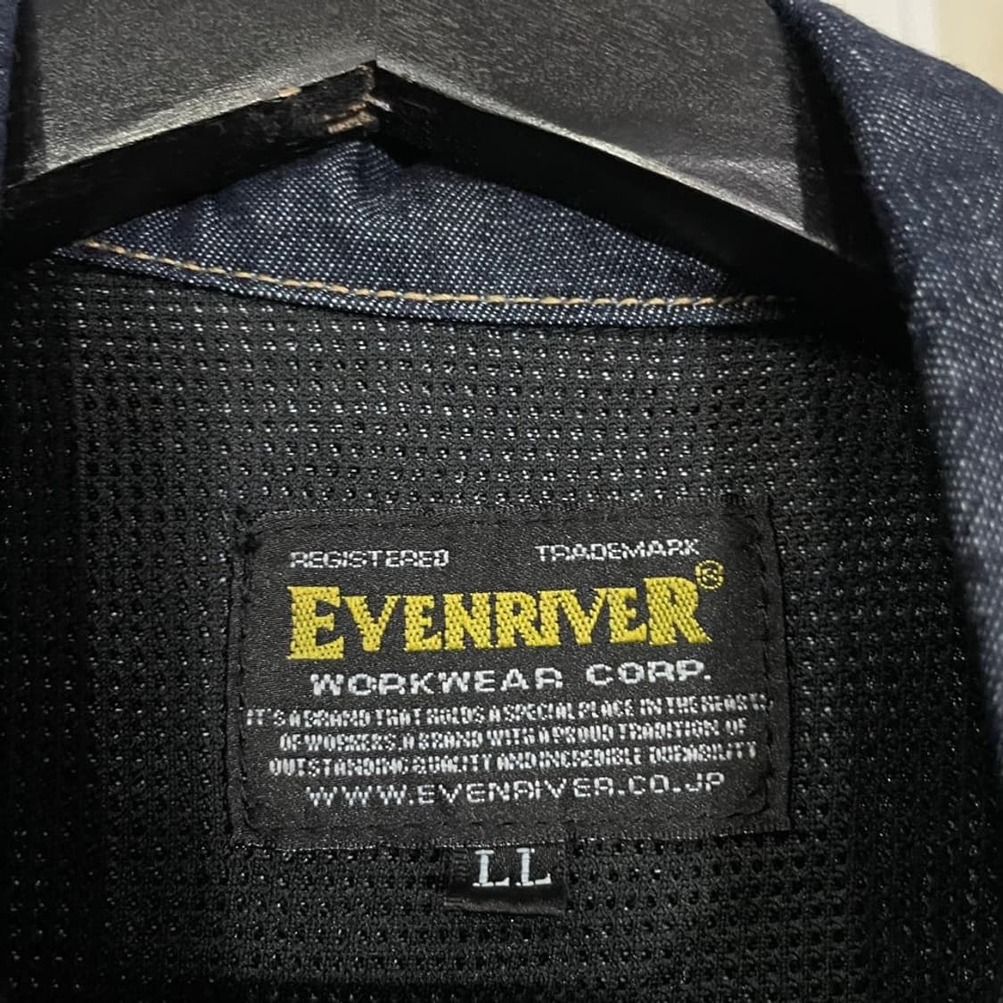 이븐리버 진청 데님 워크 셔츠 상품이미지5