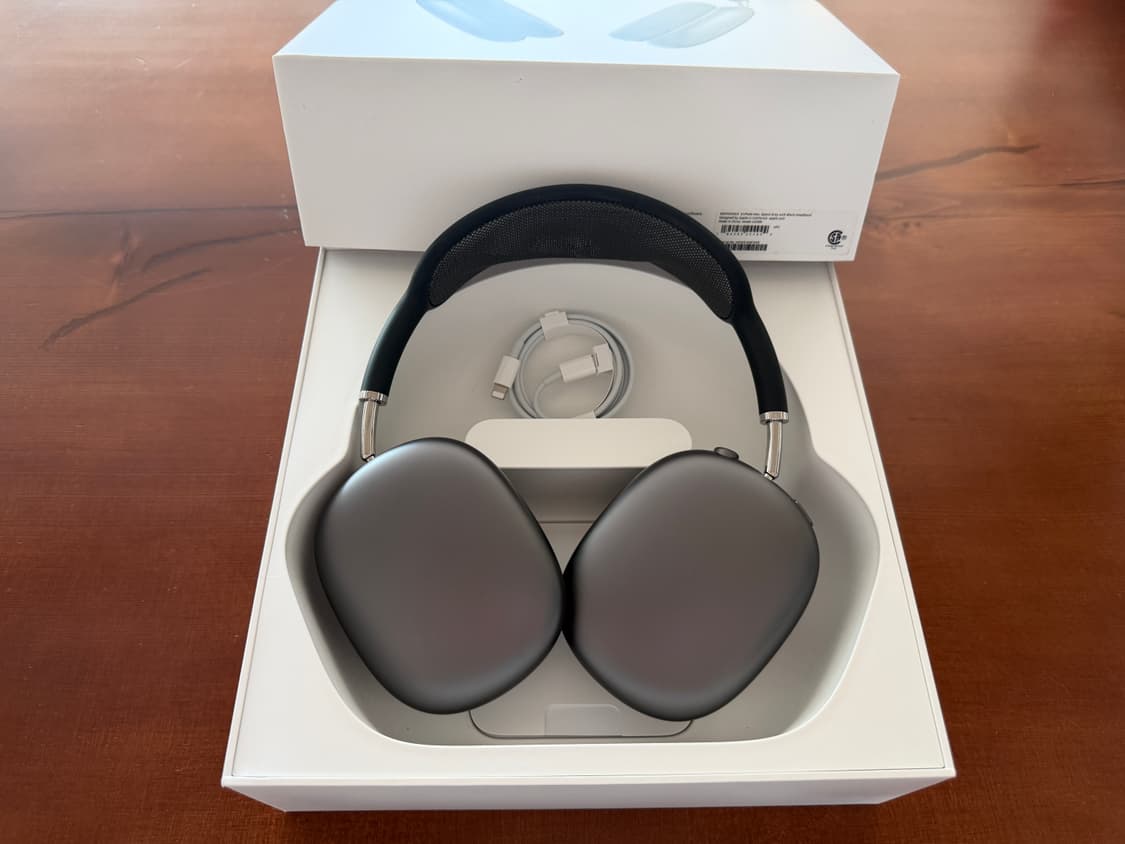 에어팟 맥스 스페이스 그레이 1세대 (8핀) 상품이미지1