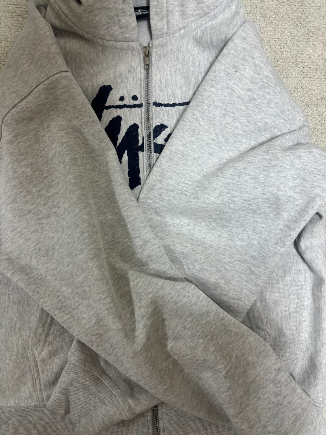 스투시 스탁로고 후드집업m 상품이미지4