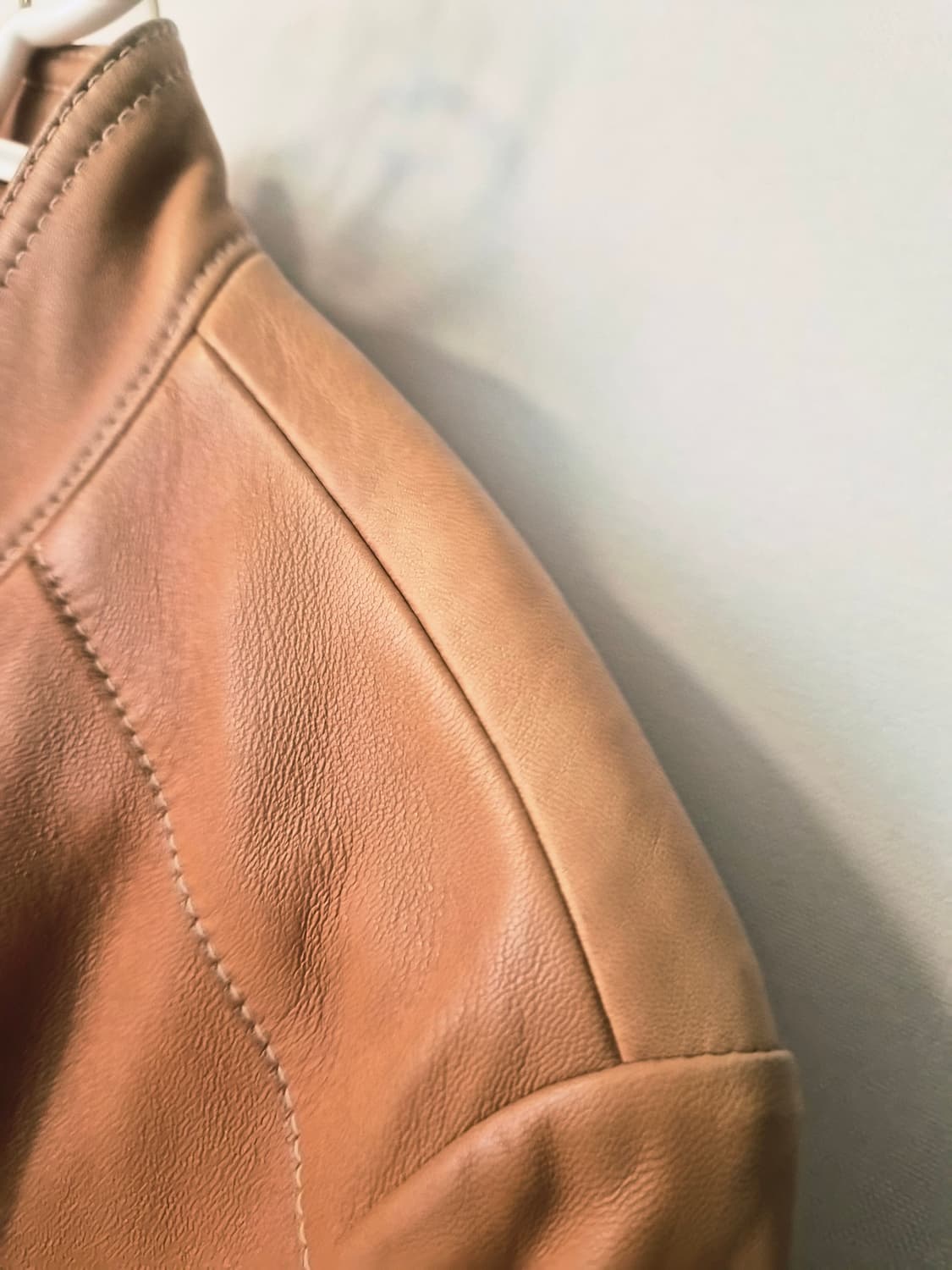 [ANNE KLEIN] 앤클라인 최고급 양가죽 스탠드카라 자켓 상품이미지4