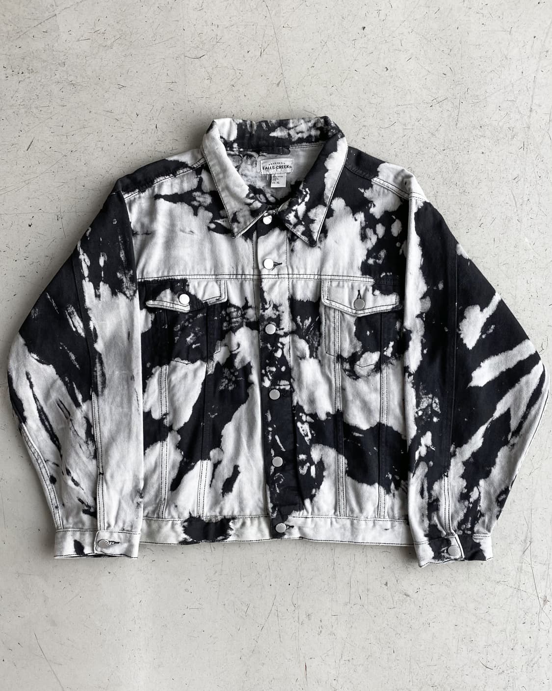 Falls-Creek U.S.A 블리치드데님 트러커자켓 상품이미지4