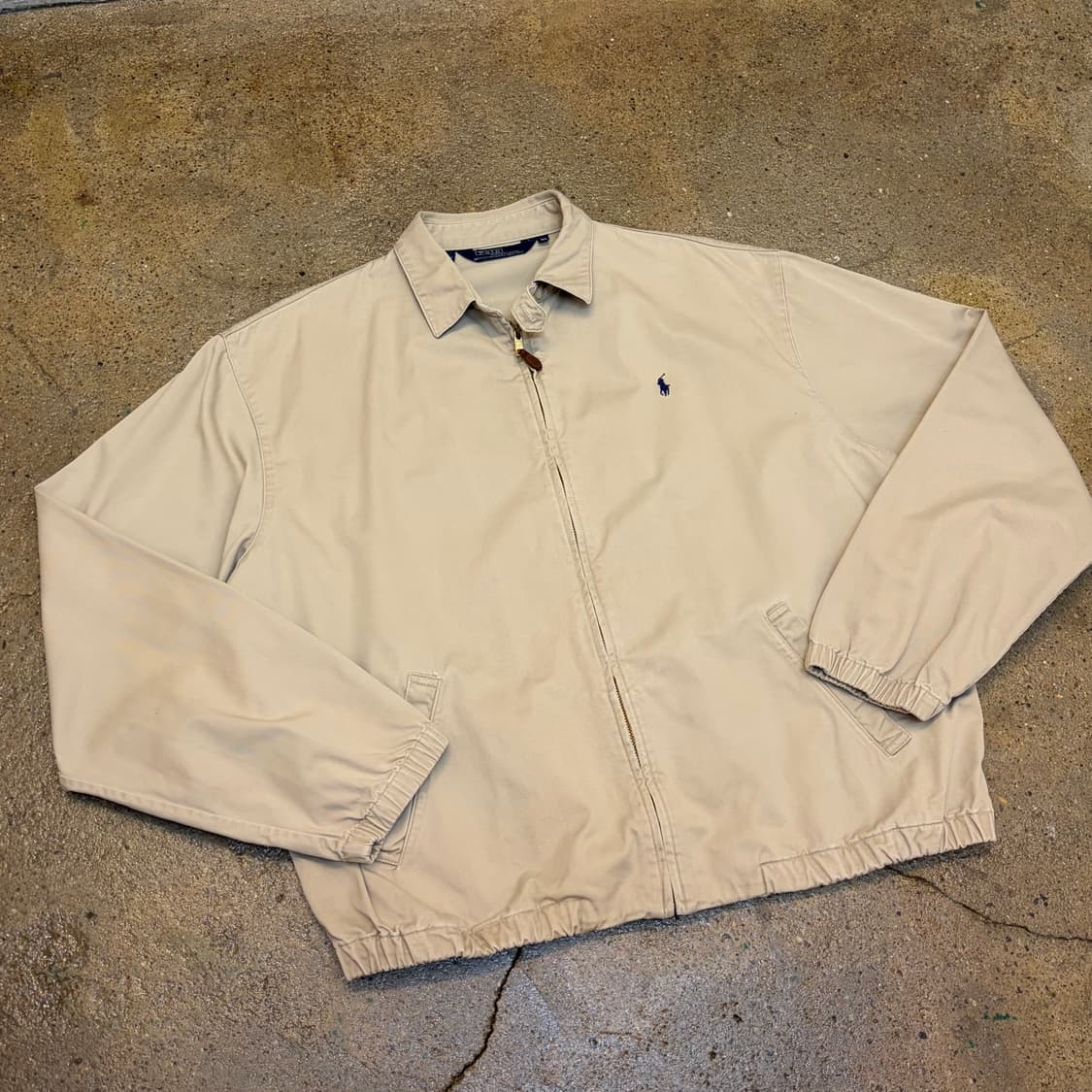 90s Made in USA 빈티지 폴로랄프로렌 스윙자켓 스윙탑 헤링본자 상품이미지2