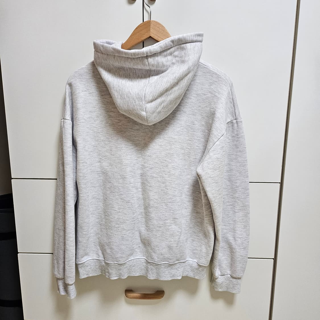 1989 스탠다드 기모후드티 화이트멜란지 M사이즈 상품이미지2