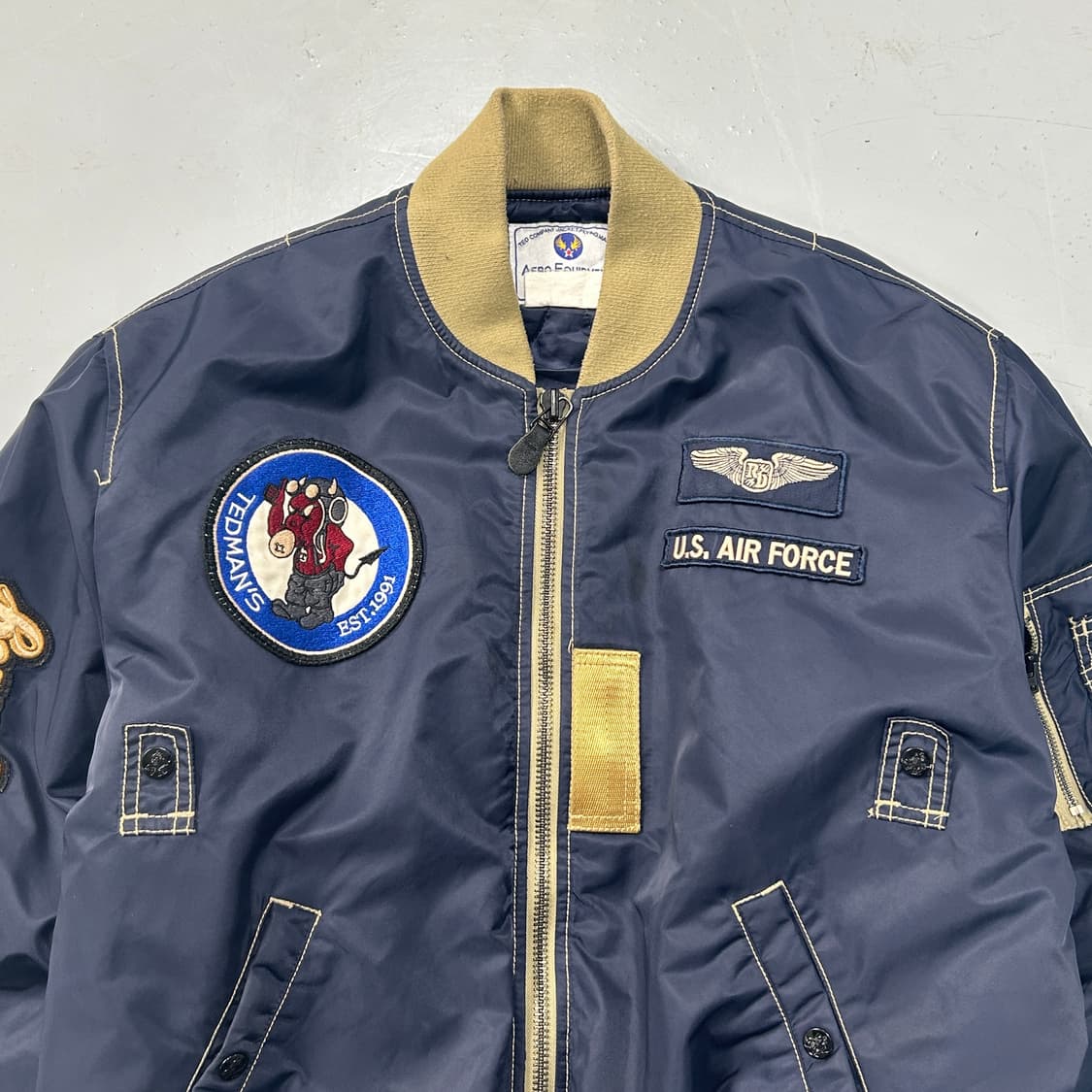 테드컴퍼니 데빌맨 MA-1 자켓  상품이미지2