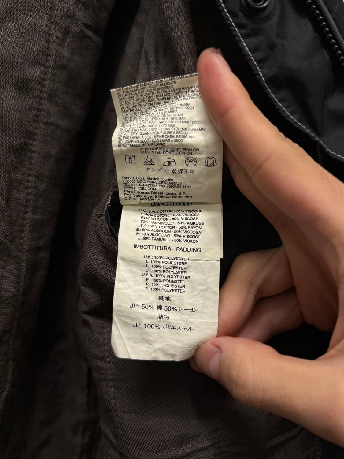 66) DIESEL Nylon Bomber Jacket 상품이미지9