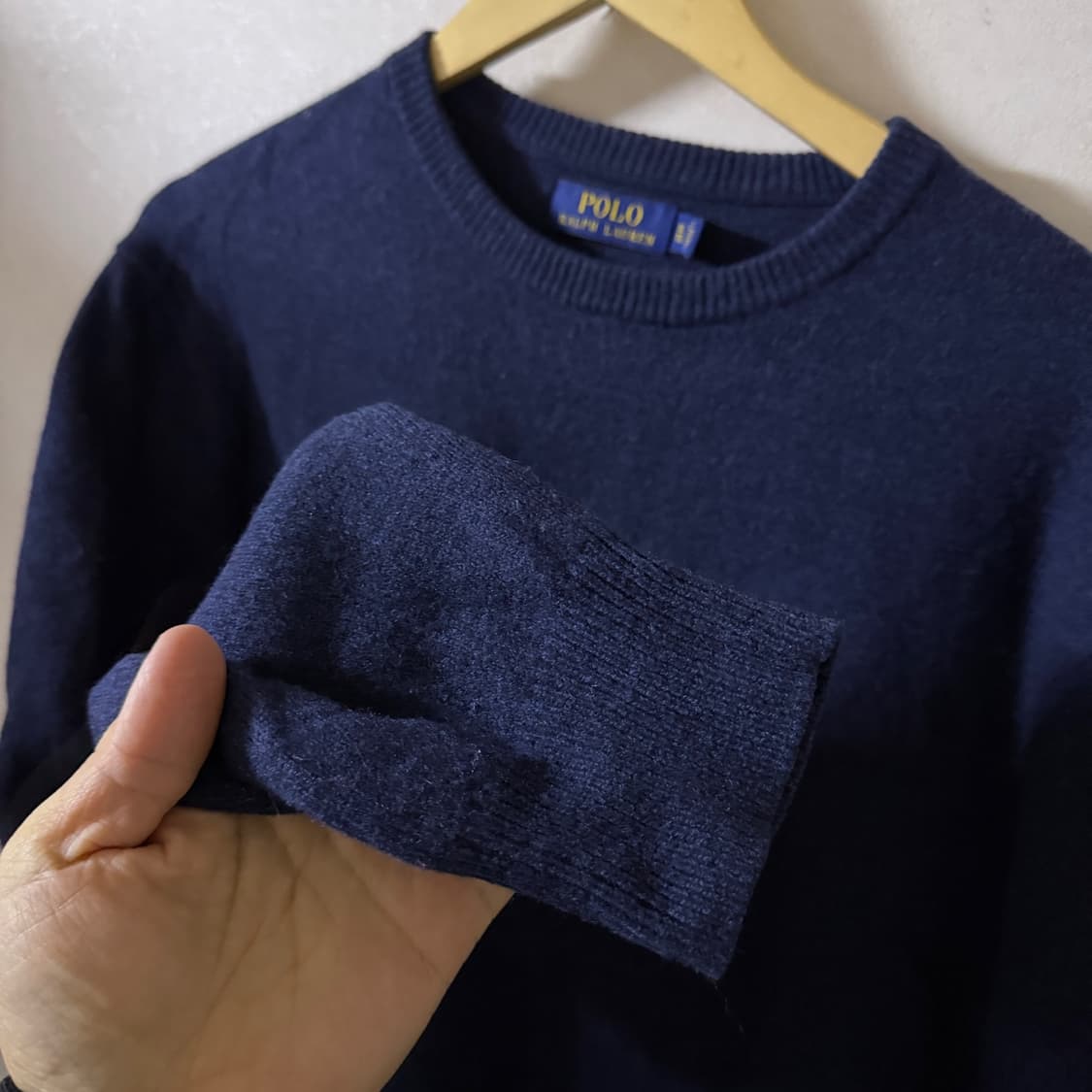 폴로 랄프로렌 울 니트 네이비 XL (남성 105정도) 상품이미지4