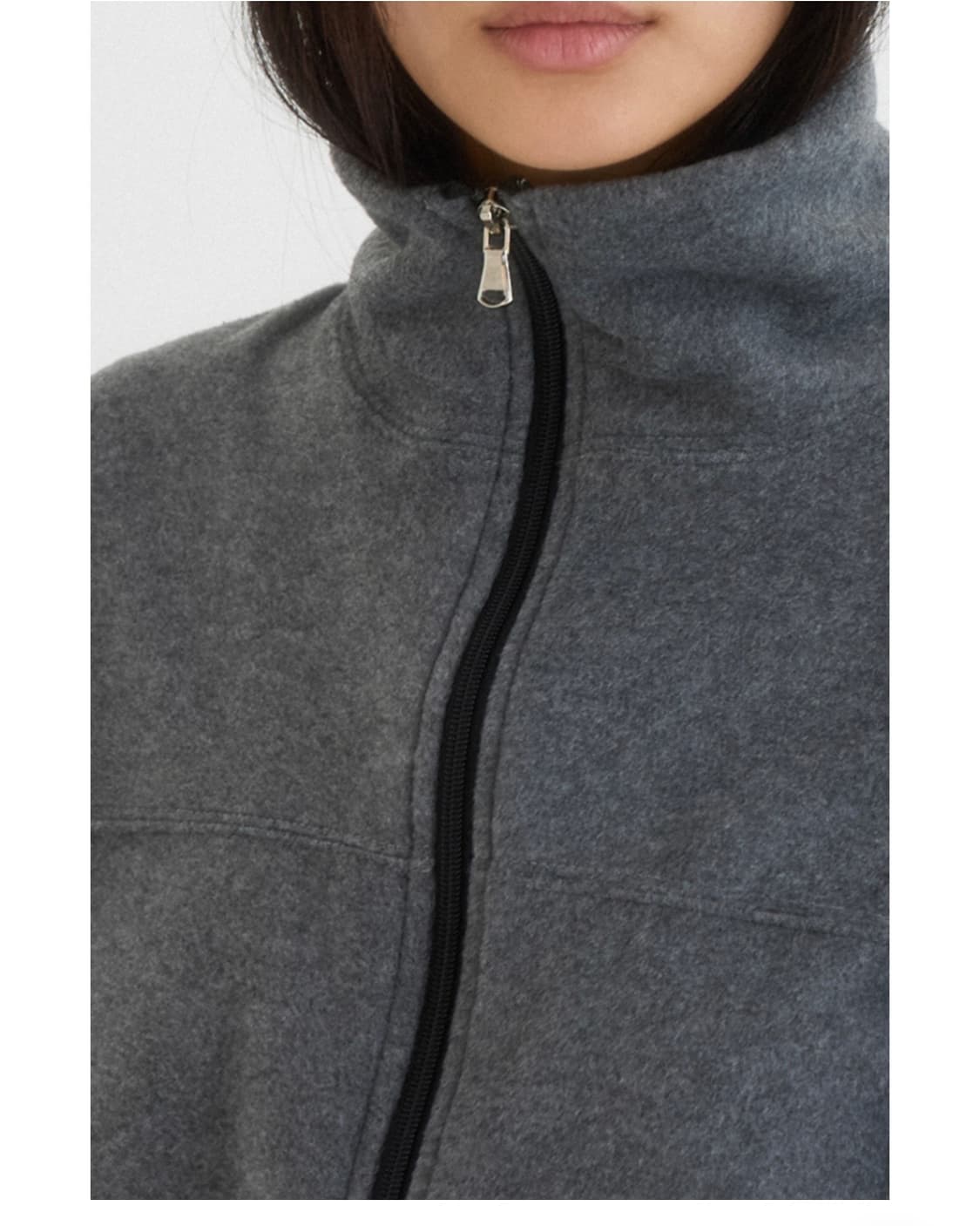 베르크서울 테이프 플리스 집업 TAPE FLEECE ZIP-UP 그레이 상품이미지8