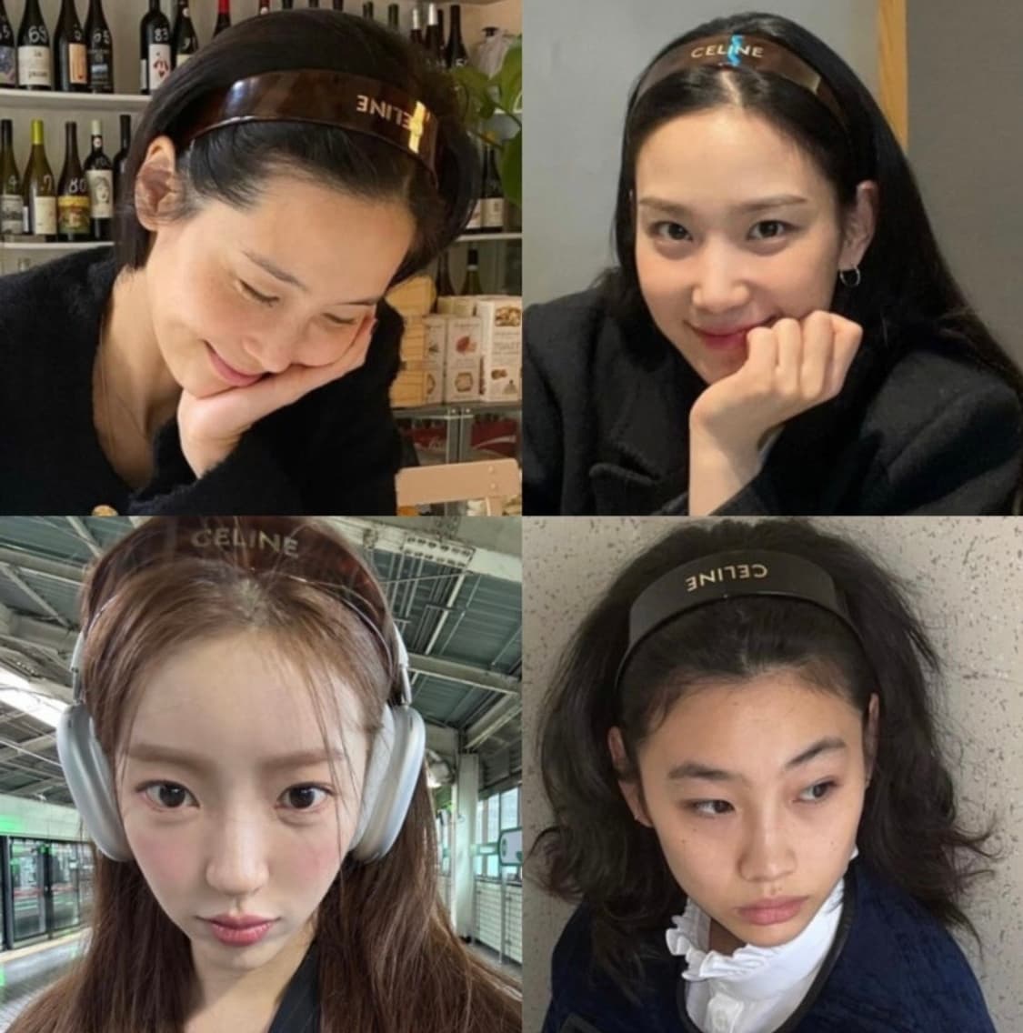 셀린느 로고 헤어밴드 헤드밴드 머리띠 상품이미지6