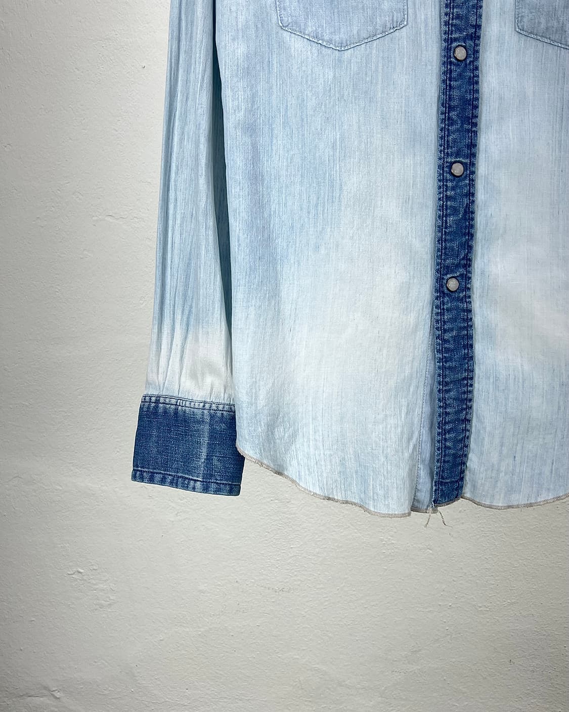 블루 블루 재팬 스냅 맥 파이 데님 웨스턴 셔츠 상품이미지4