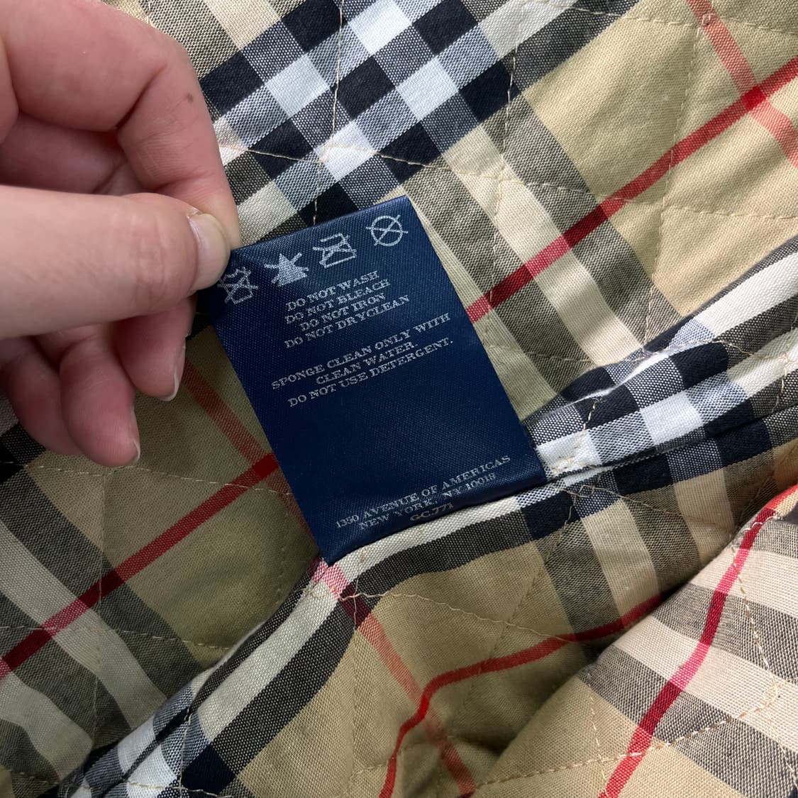 100 버버리 90s 왁스 자켓 상품이미지10