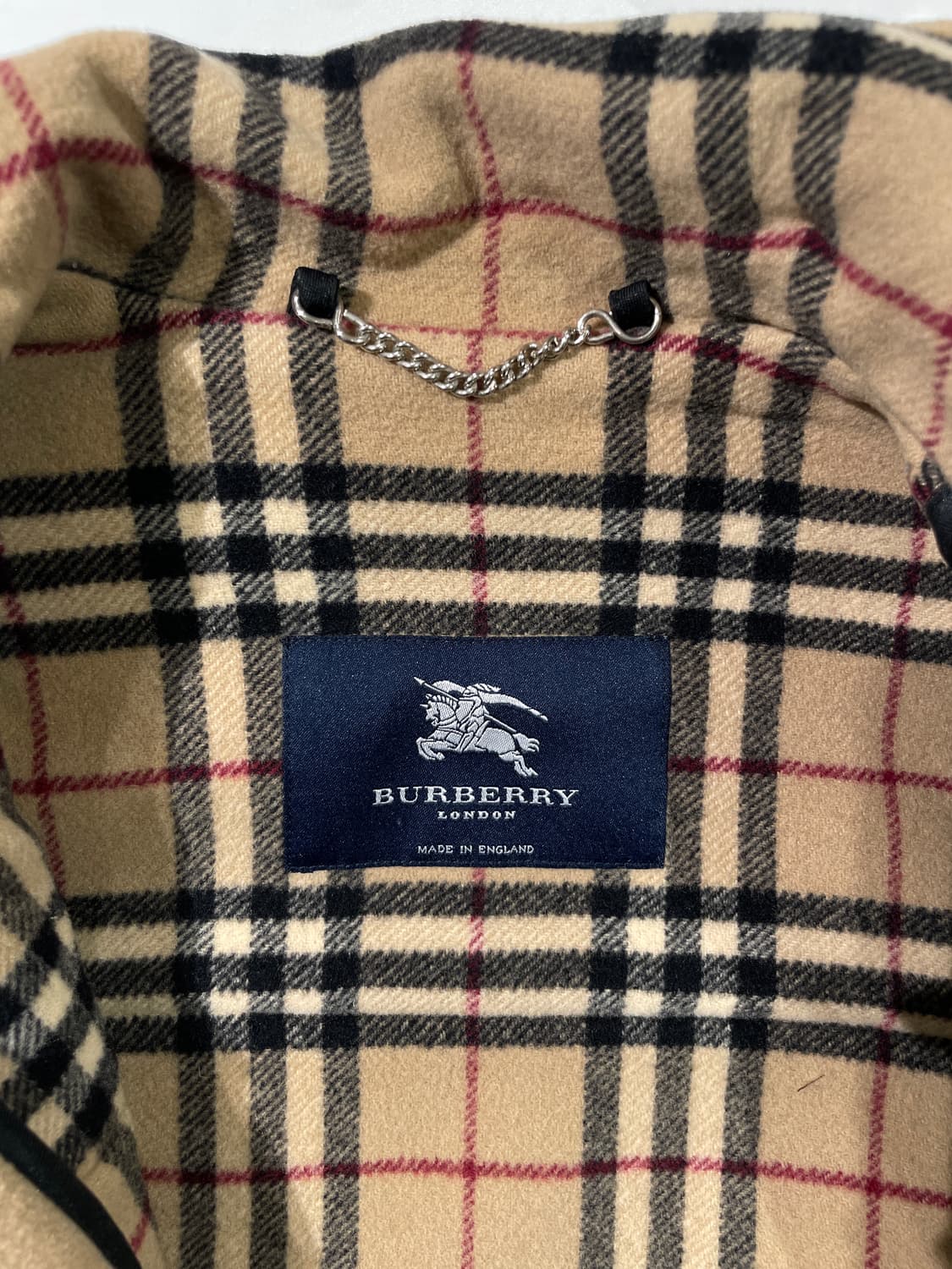 버버리 베이지 스페셜리티 울 후디 더플 코트 상품이미지7