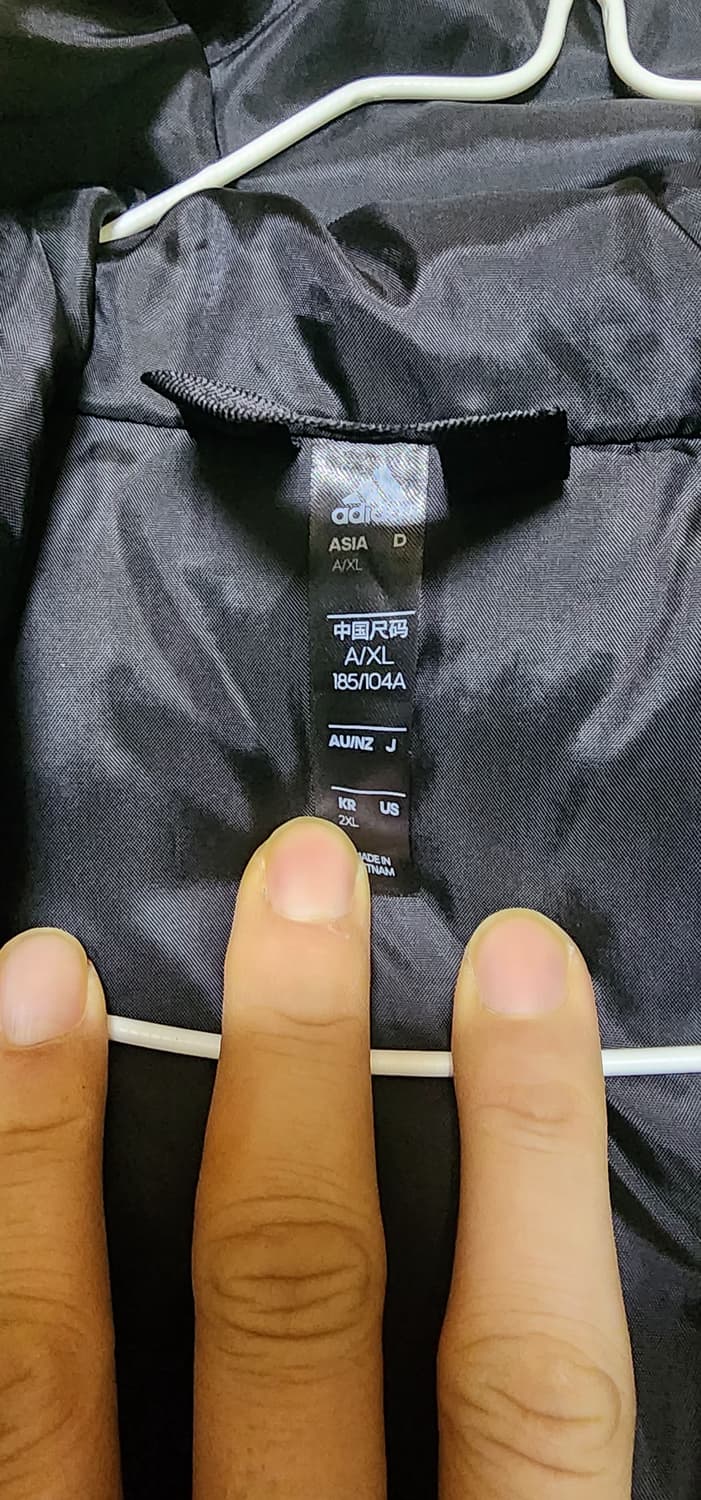 아디다스 남성 down coa 덕다운 롱패딩 블랙2xl 상태최상 상품이미지9