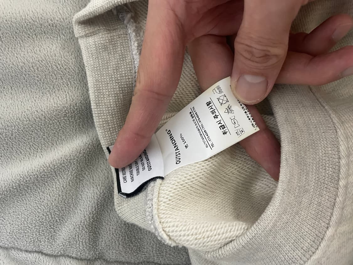 아웃스탠딩 맨투맨V.S.C SWEAT(WILD TEXAS)_1% OAT 상품이미지8