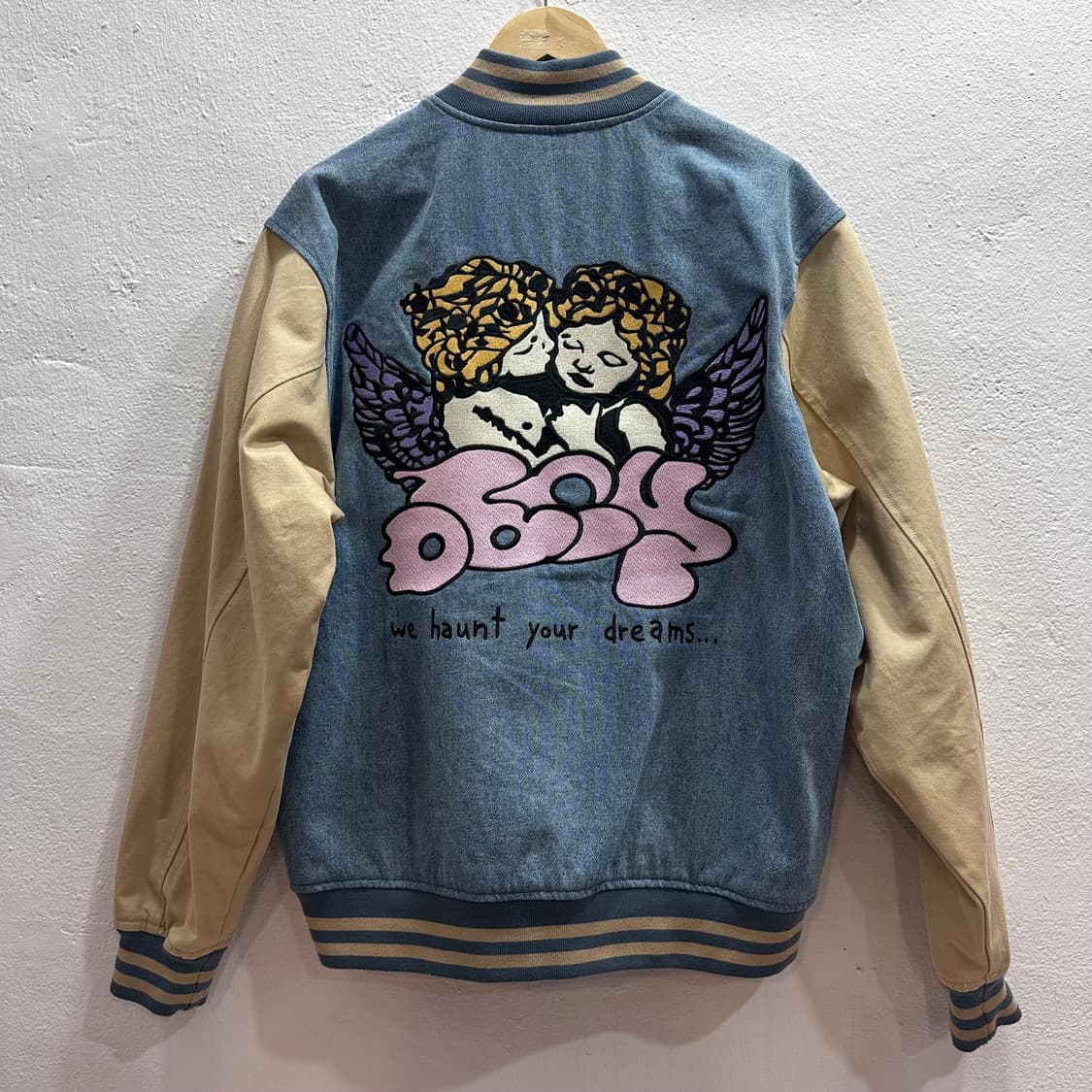 오베이 케어 데님 바시티 자켓M 상품이미지8