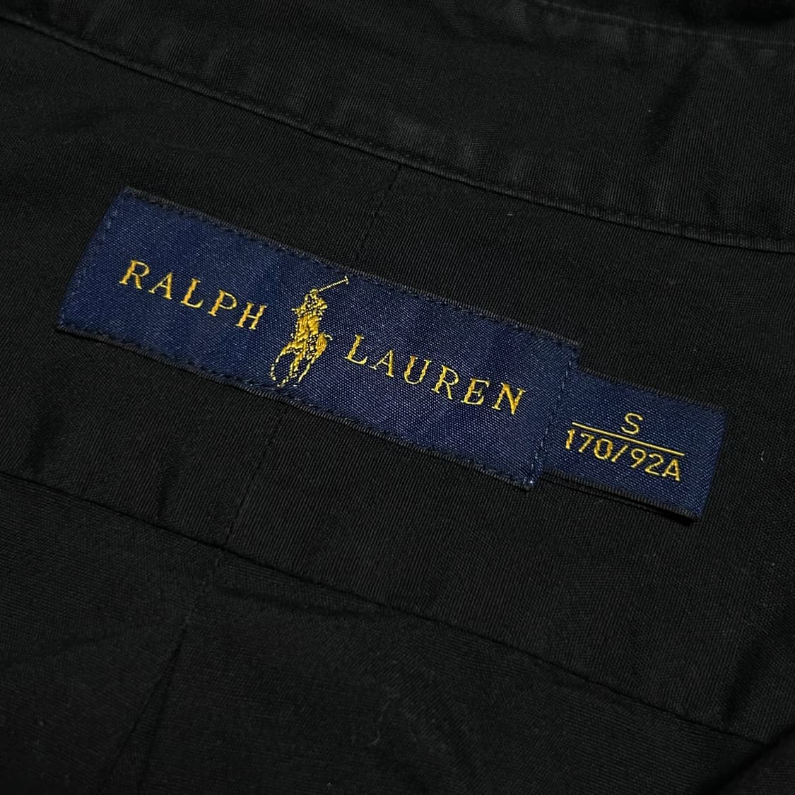 [M] Polo 폴로 랄프로렌 신형 블랙 솔리드 셔츠 상품이미지4