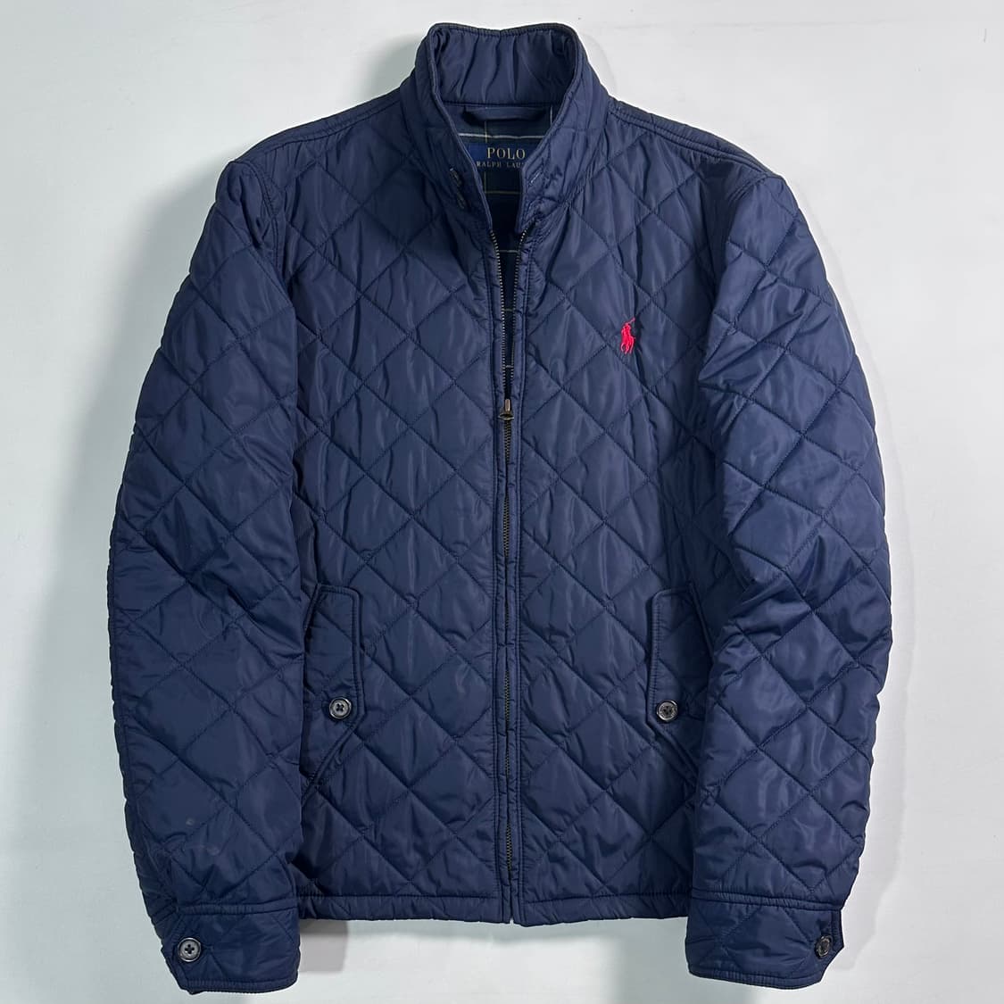 폴로 랄프로렌 네이비 퀼팅 헤링턴 자켓 상품이미지1