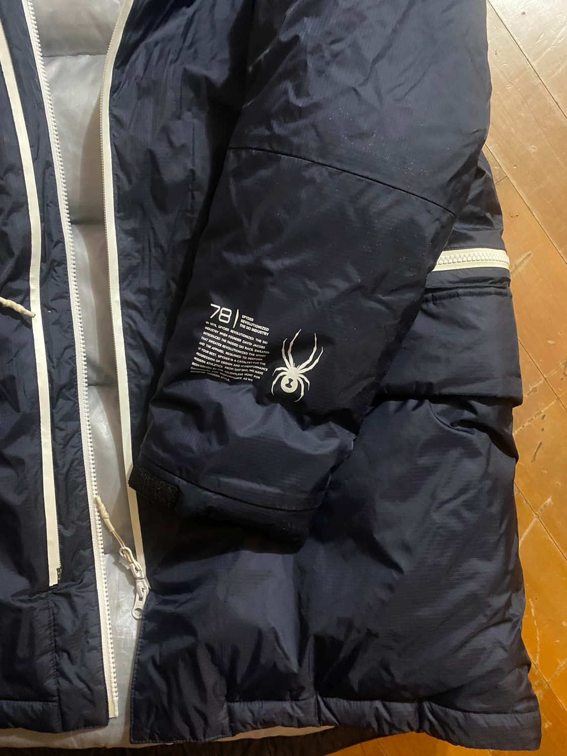 Spyder 스파이더 남성 대장급 덕다운 패딩 점퍼 100ㅔ 상품이미지3