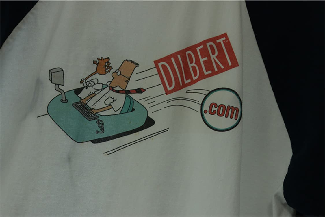 Dilbert 래글런 베이스볼 티셔츠 상품이미지6