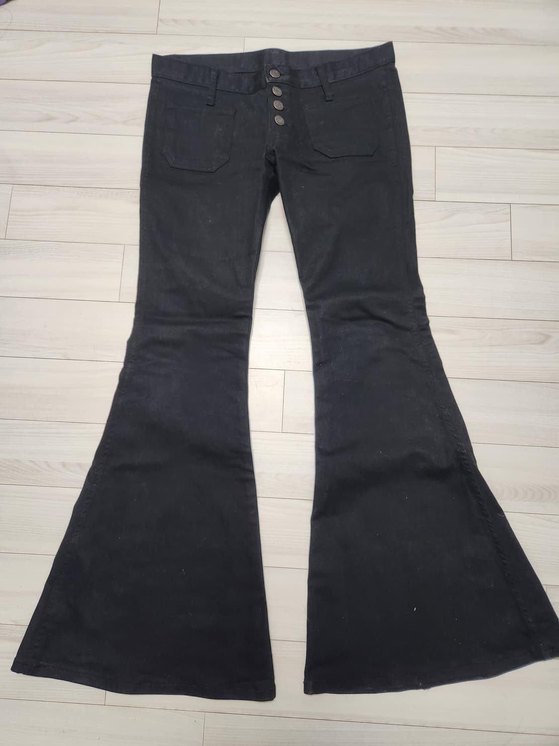 deedee flared black jeans 상품이미지1