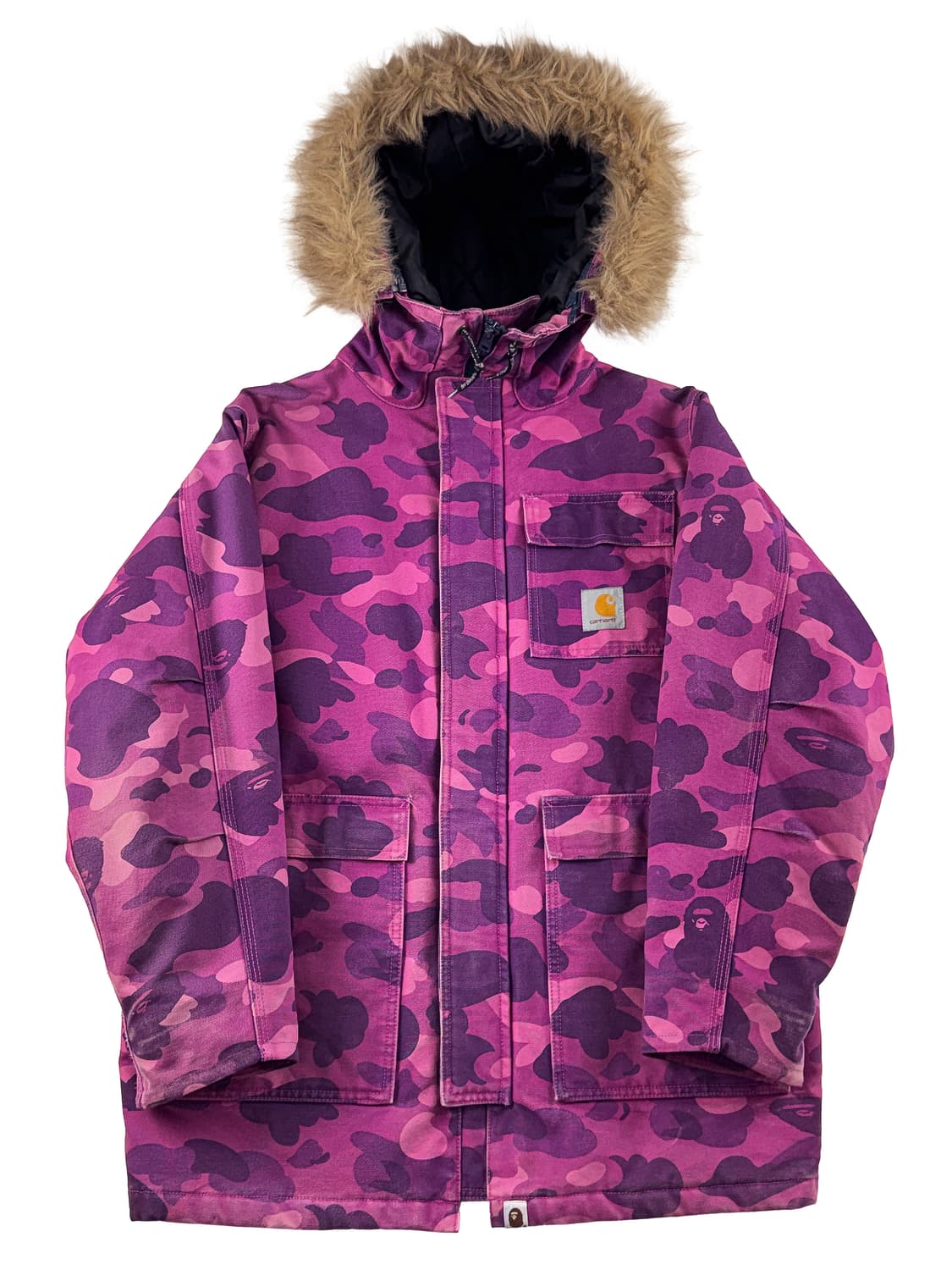 칼하트 x 베이프 N3B 붐비 퍼플 카모 상품이미지1