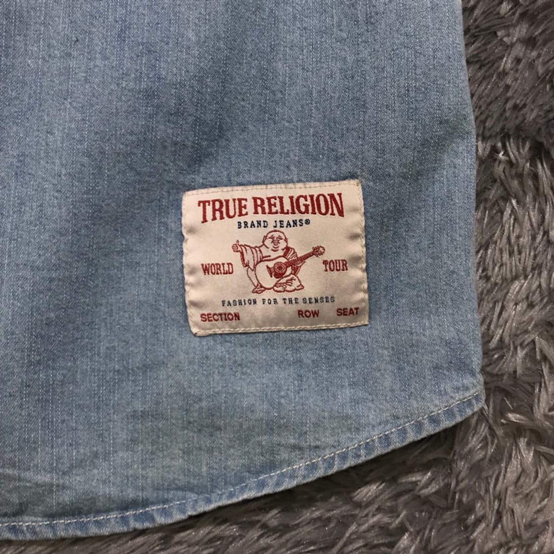 [[여성 XL, 25SS] 트루릴리전 데님 반팔 셔츠@225 상품이미지5