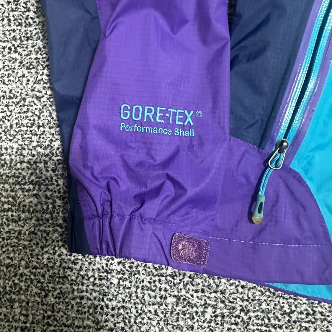 (95) 몽벨 고어텍스 바람막이 자켓 퍼플/블루 상품이미지3