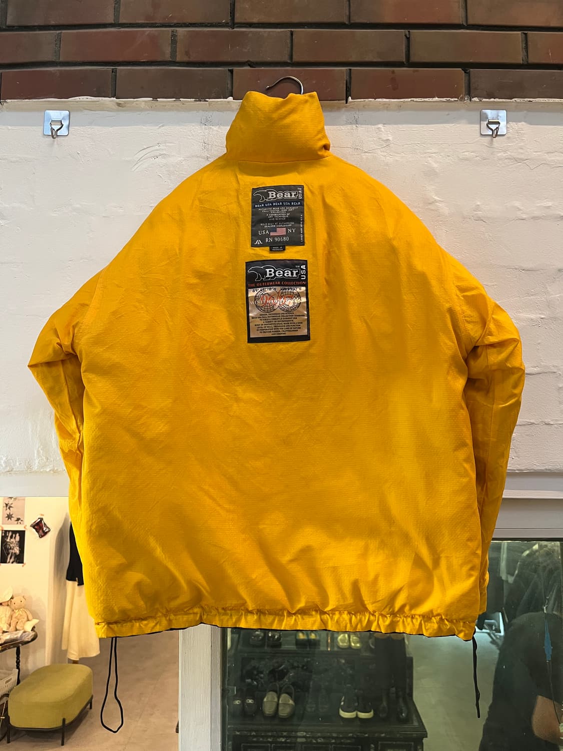 Bear USA 리버서블 오버사이즈 패딩 파카 S 상품이미지9