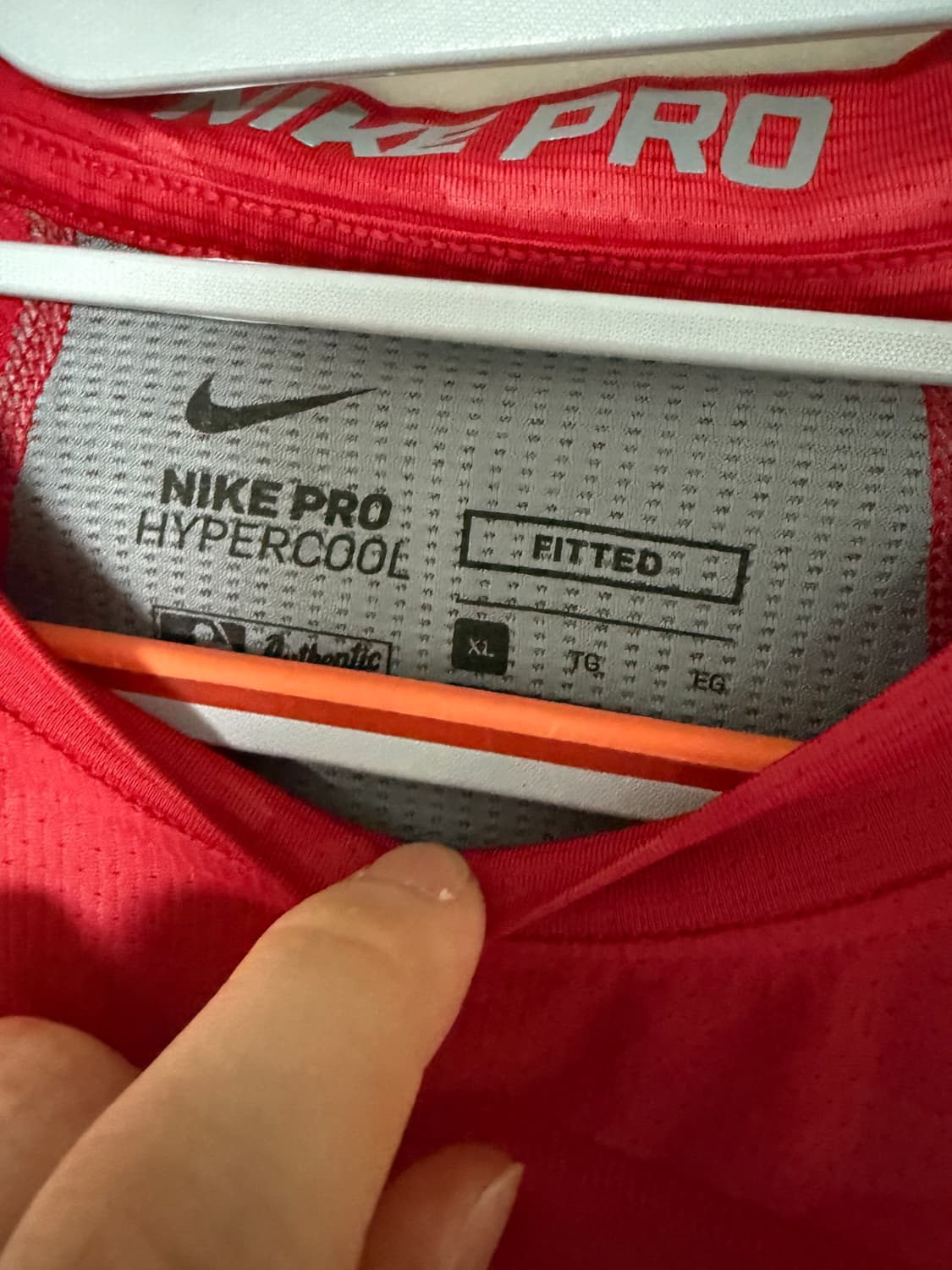 나이키 mlb 하이퍼쿨 LA 에인젤스 선수용 언더티 상품이미지4