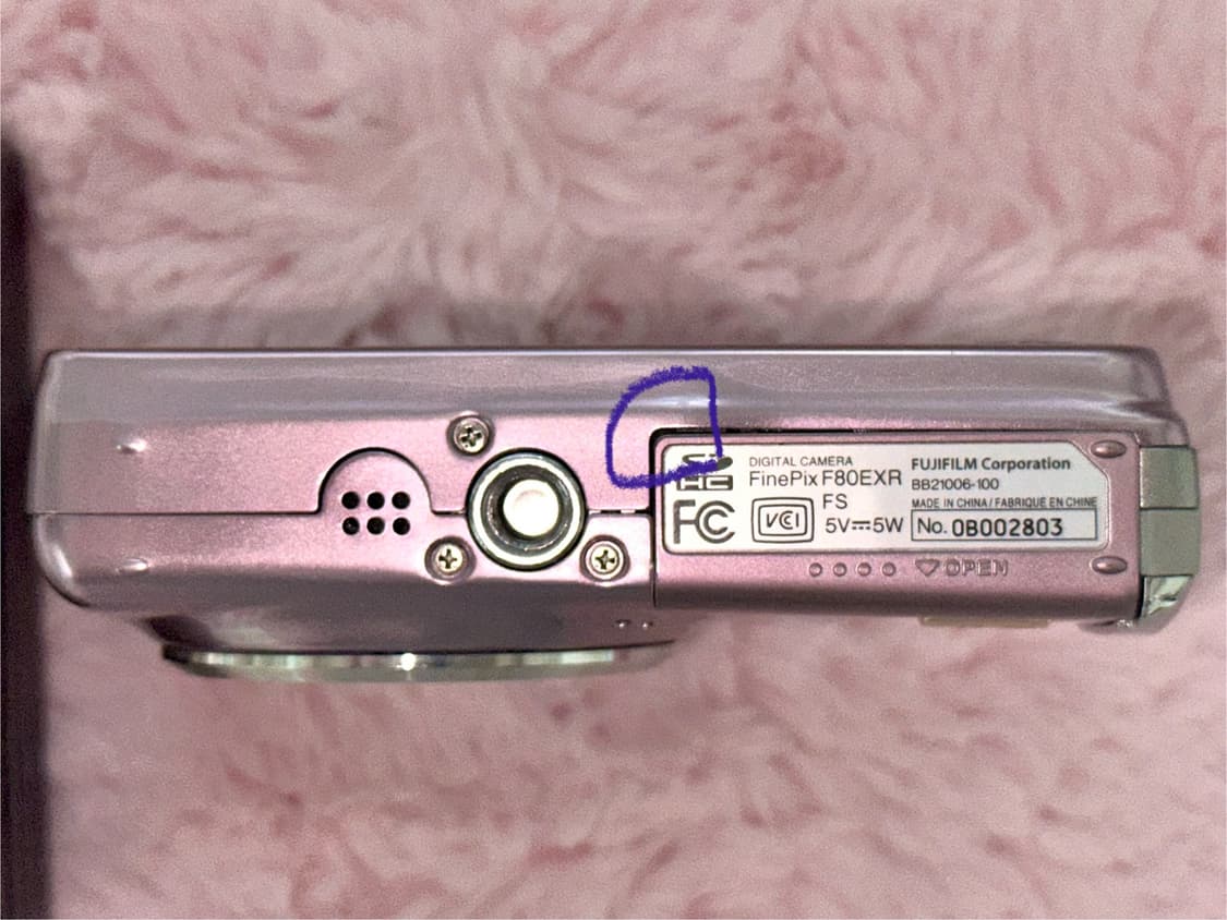 Fujifilm f80exr 핑크 판매합니다 상품이미지3