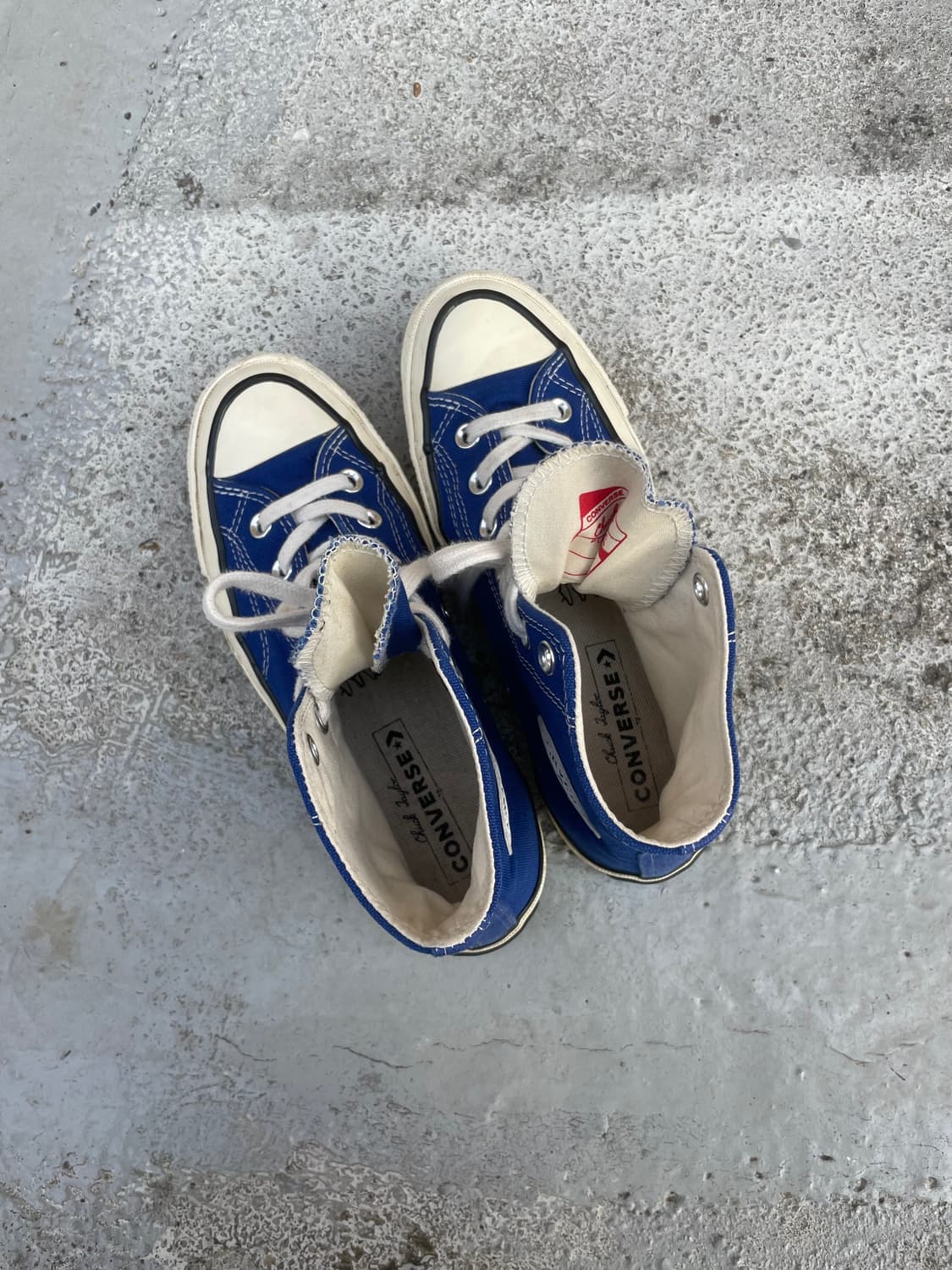 빈티지 컨버스 올스타 척 하이 블루 상품이미지7