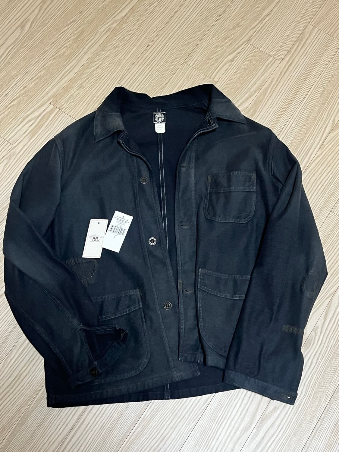 rrl더블알엘 리페어드 저지 자켓 s 상품이미지2